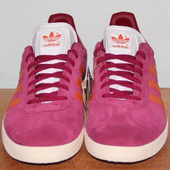 Adidas AS Roma x Gazelle 'Home Kit' Shoes Mens 9.5 Burgundy Orange