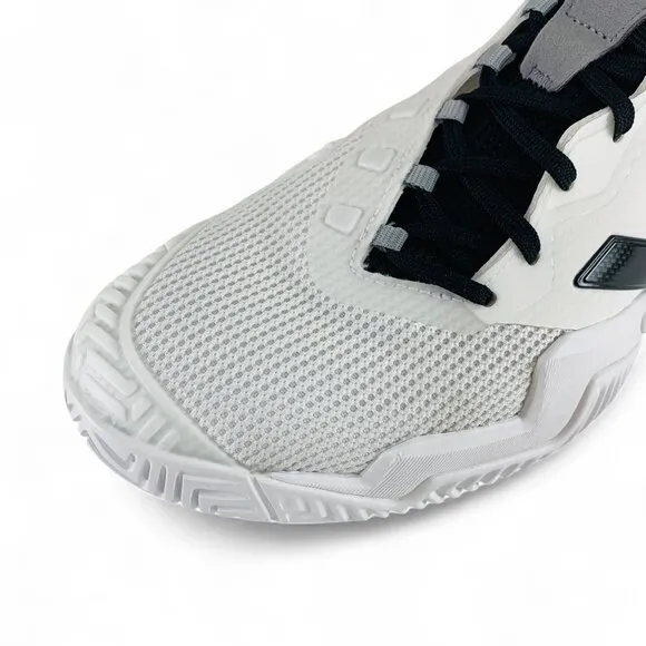 adidas Barricade 13 White Black Grey Men's Tennis Pickleball Shoes IF0465