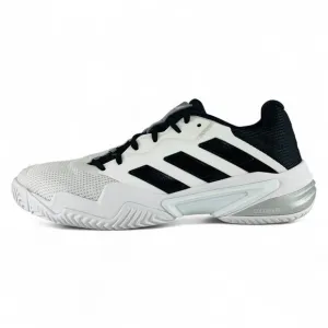 adidas Barricade 13 White Black Grey Men's Tennis Pickleball Shoes IF0465