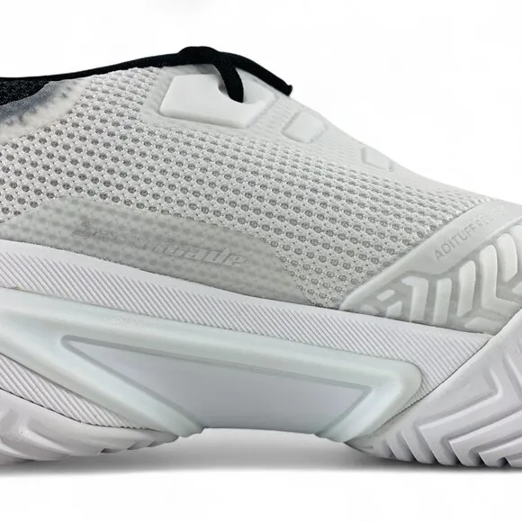 adidas Barricade 13 White Black Grey Men's Tennis Pickleball Shoes IF0465