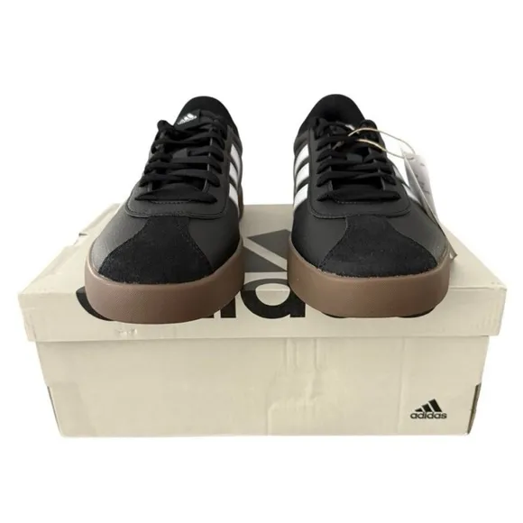 Adidas Black and White Skateboarding Shoes VL Court 3.0 ID6286 Men’s Size 8