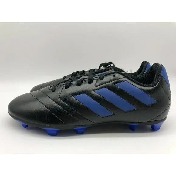 Adidas Boys Goletto Vii Fg J Black/Royal Soccer Shoes FV2894 Size 5 NWT🛒