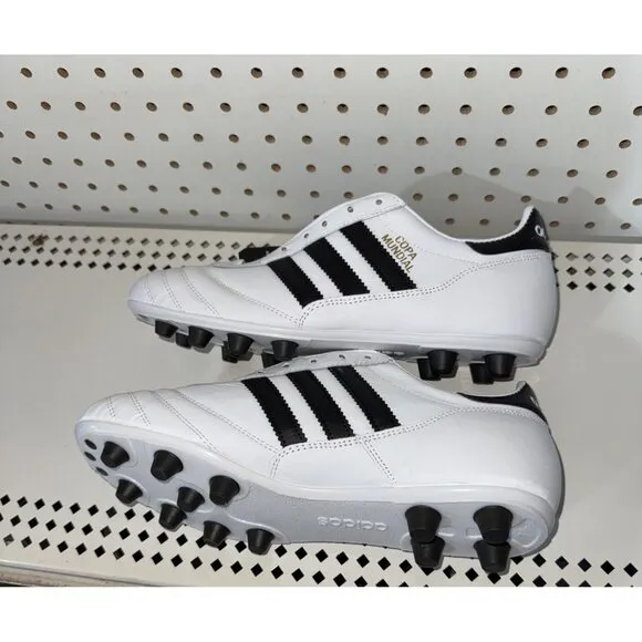 Adidas Copa Mundial FG Mens Leather Soccer Cleats Size 8 White Black ID4050