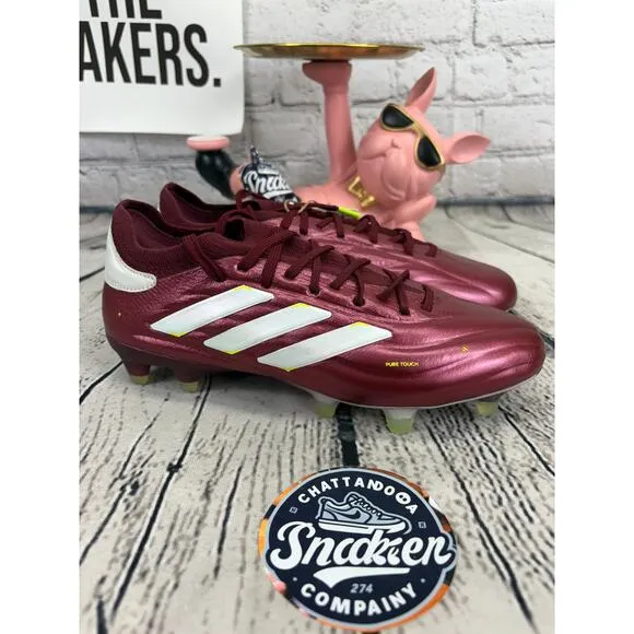 Adidas Copa Pure 2 Elite FG Soccer Cleats Womens 7.5 Shadow Red Boots Shoes NEW