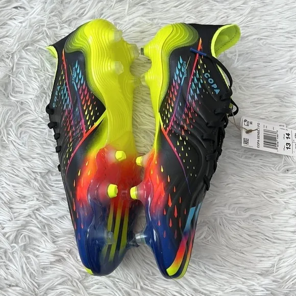 Adidas Copa Sense.1 FG Unisex soccer shoes multicolor size M-13 W-14