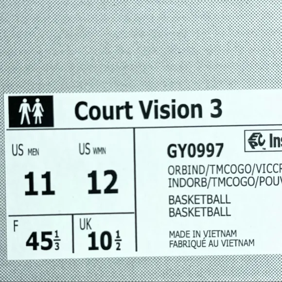 Adidas Court Vision 3 Shoes - GY0997