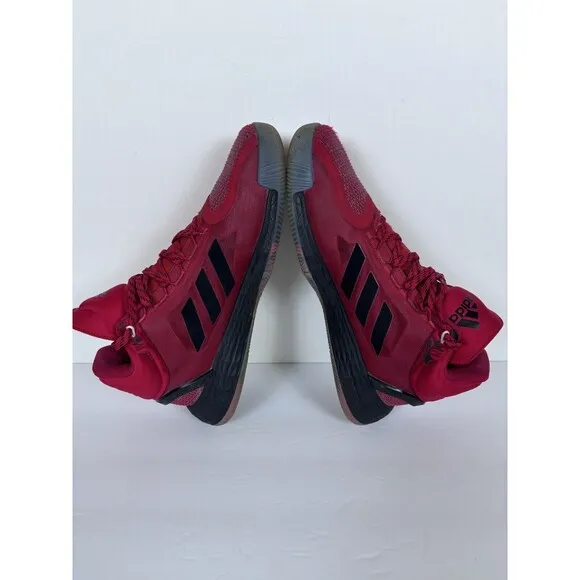 Adidas D Rose Hoop Shoes &quot;Brenda&quot; Basketball Men's 11 Red Black Adizero Derrick