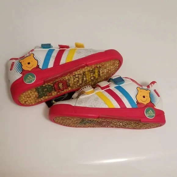 Adidas Disney Pooh Bear Ortholite Sneakers Walkinf Shoes 8K