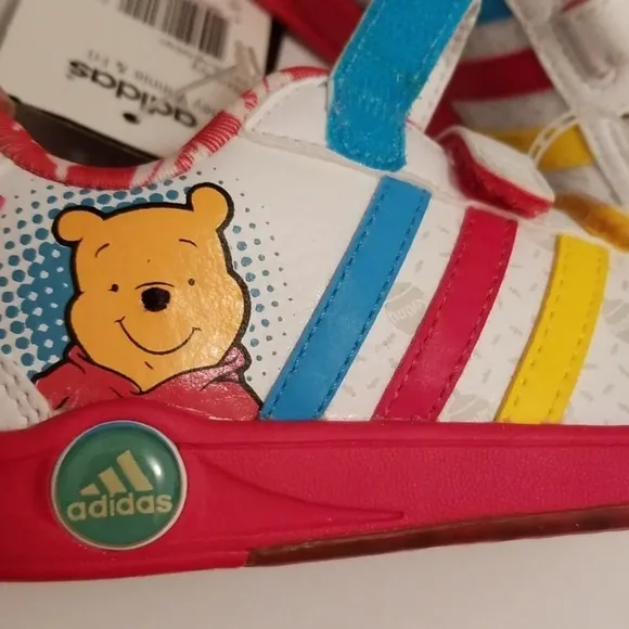 Adidas Disney Pooh Bear Ortholite Sneakers Walkinf Shoes 8K
