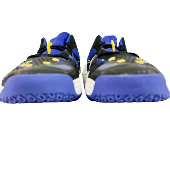 Adidas Exhibit A Black/Blue/Yellow/White Basketball Sneaker H69008 Mens Size 12