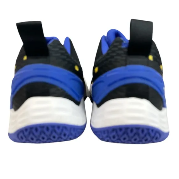 Adidas Exhibit A Black/Blue/Yellow/White Basketball Sneaker H69008 Mens Size 12
