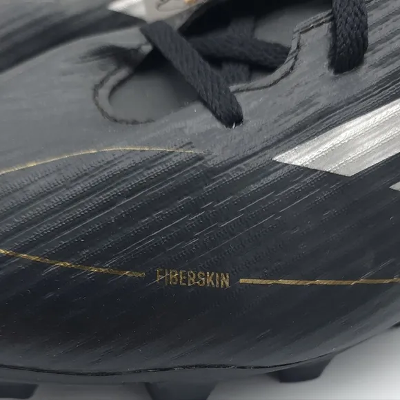 Adidas F50 Club FxG Black/Carbon Fiberskin Multi-Ground Soccer Men's US Size 11