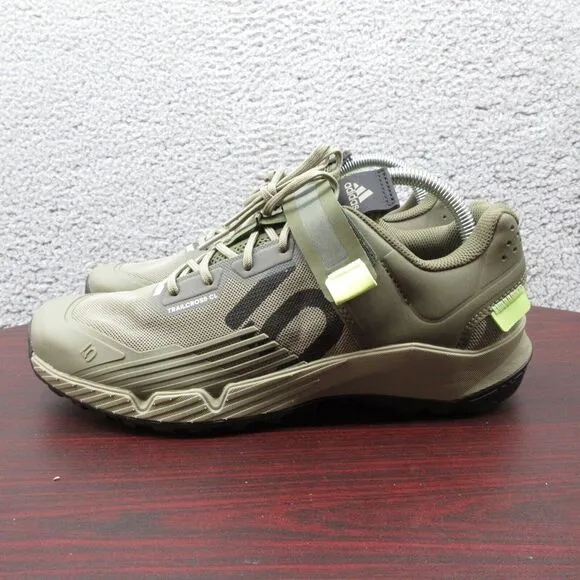 Adidas Five Ten Trailcross Clip In Mountain Bike Shoes Sneakers‎ Mens 8.5 Green