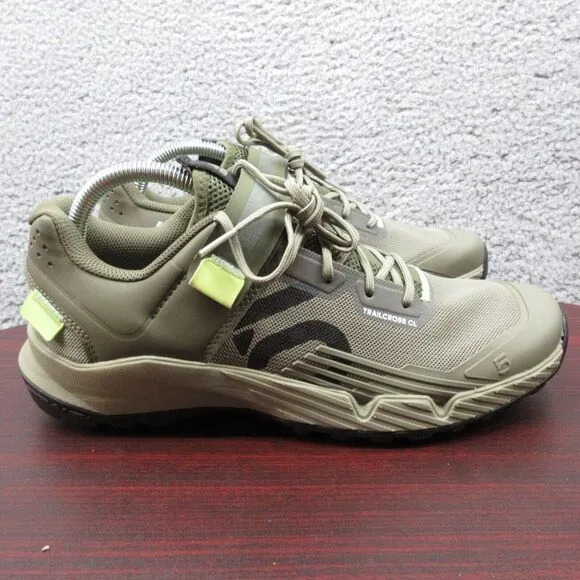 Adidas Five Ten Trailcross Clip In Mountain Bike Shoes Sneakers‎ Mens 8.5 Green