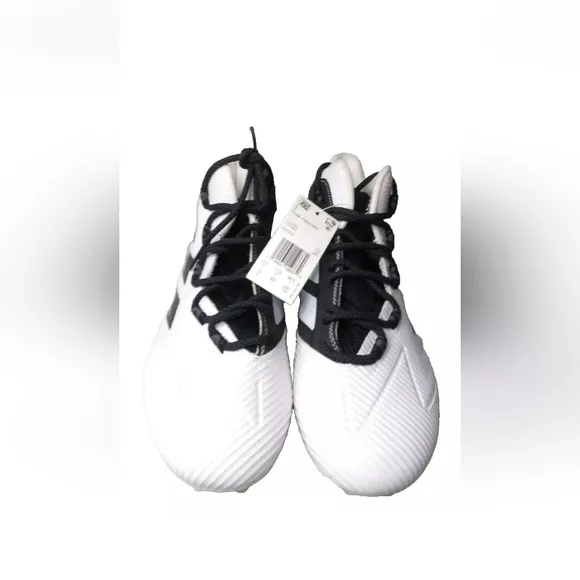 adidas Freak Carbon Mid Cleat Football Shoes Men's Size 11.5 White~Black  EG1312