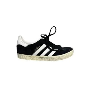 adidas Gazelle Sneakers Black Suede Big Kid Size 3 Tennis Shoes Soccer Unisex