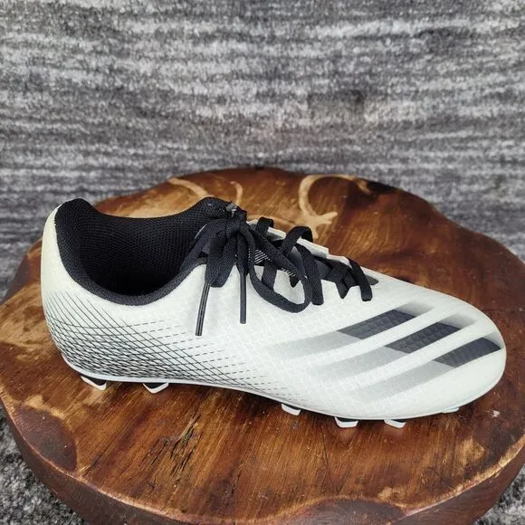 Adidas Ghosted X‎ White/Black Men's US 5 Soccer Cleat Shoes
