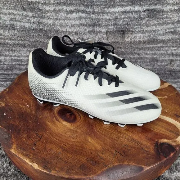 Adidas Ghosted X‎ White/Black Men's US 5 Soccer Cleat Shoes