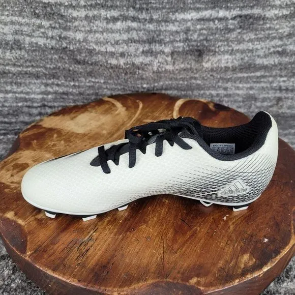 Adidas Ghosted X‎ White/Black Men's US 5 Soccer Cleat Shoes