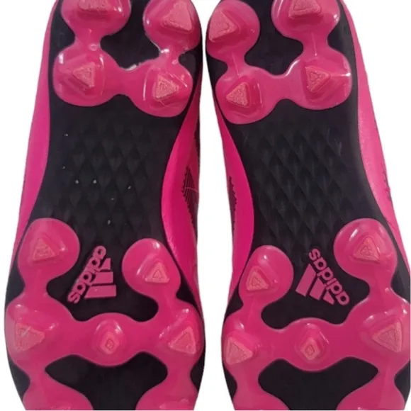 Adidas Goletto 8 Kids Cleats | Size 12K | Pink &amp; Black Firm Ground Soccer Shoes