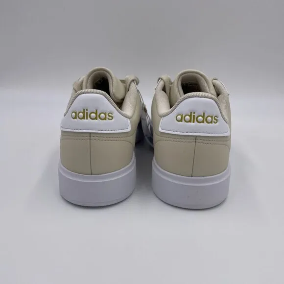 adidas Grand Court 2.0 Beige / White Womens Shoes
