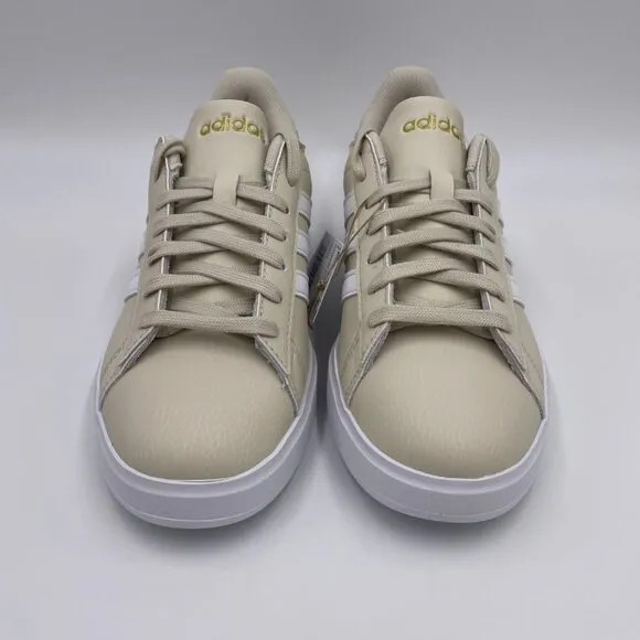 adidas Grand Court 2.0 Beige / White Womens Shoes