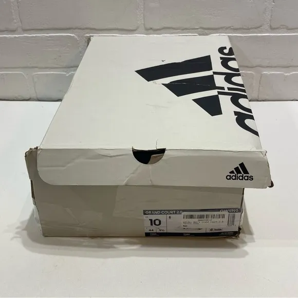 Adidas - Grand Court 2.0 Tennis Shoes - GW9195 - White/Black - Size 10
