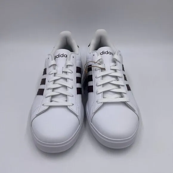 adidas Grand Court 2.0 White / Dark Brown Women's Shoes
