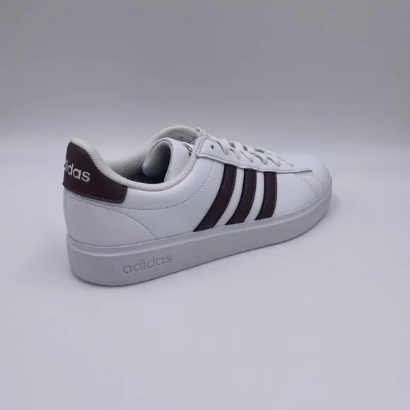 adidas Grand Court 2.0 White / Dark Brown Women's Shoes
