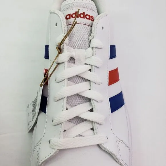 Adidas Grand Court Base 2.0 Mens Size 9 White Red Blue Sneaker Shoes GW9252