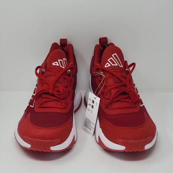 Adidas Impact FLX II IE9377 Football Shoes Power Red 2 White Mens Size 10.5 New