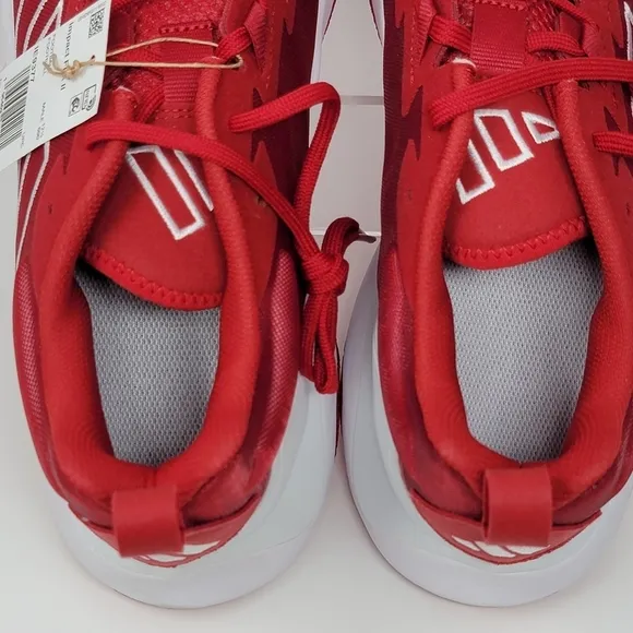 Adidas Impact FLX II IE9377 Football Shoes Power Red 2 White Mens Size 10.5 New