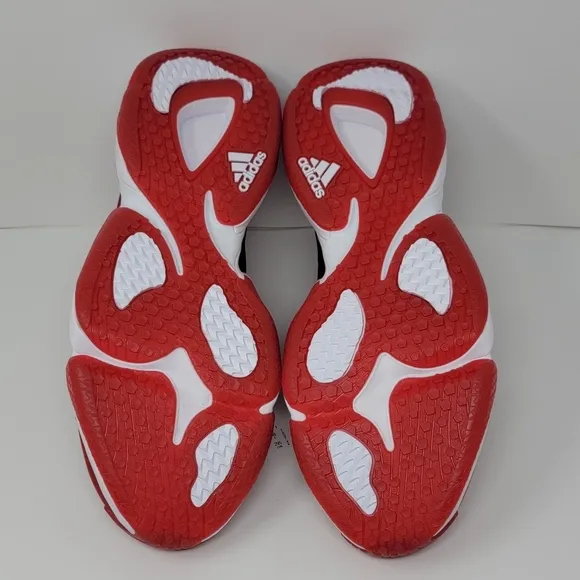 Adidas Impact FLX II IE9377 Football Shoes Power Red 2 White Mens Size 10.5 New