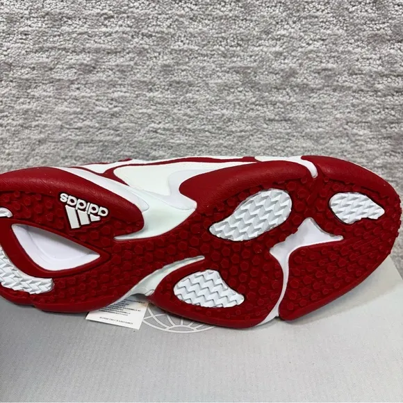 Adidas Impact FLX White Red Training Sneakers Shoes Mens Sz 10 Patrick Mahomes