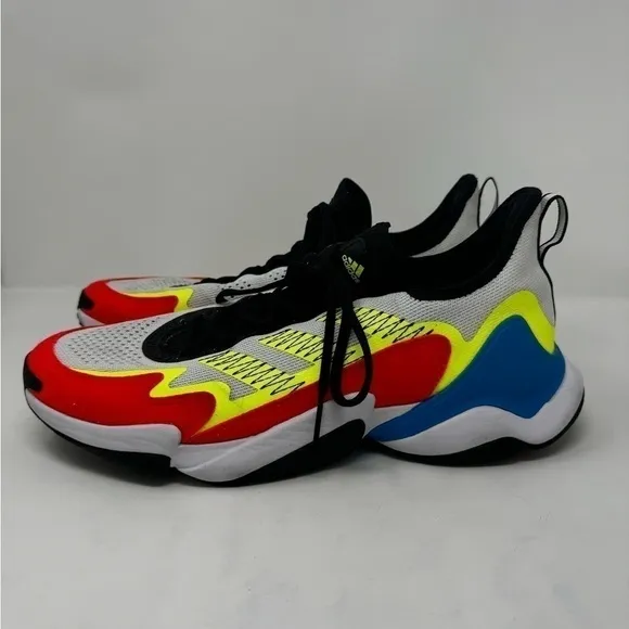 Adidas Impact FLX White Team Solar Yellow Men's Athletic Shoe GV9854 M 13