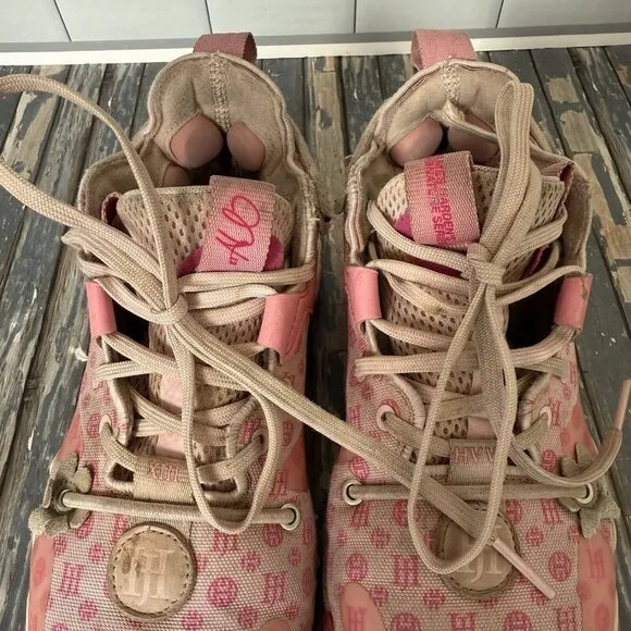 Adidas James Harden Basketball Shoes Vol. 6 PINK Monogram - Size 5