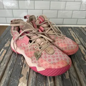 Adidas James Harden Basketball Shoes Vol. 6 PINK Monogram - Size 5