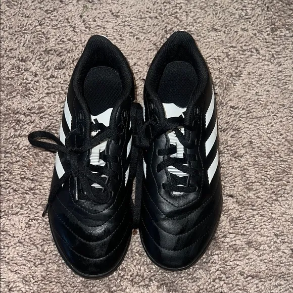 Adidas Kids Black Soccer Shoes