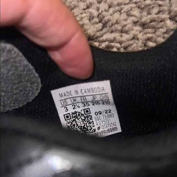 Adidas Kids Black Soccer Shoes