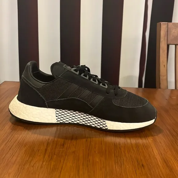 Adidas Marathon X 5923 shoes sneakers Used black white EE3656 Mens size 12