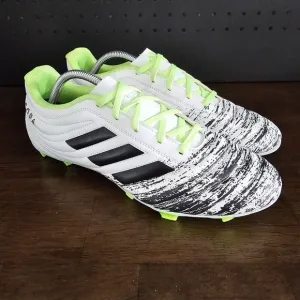 Adidas Men COPA 20.4 FG Soccer Cleats Football White Neon Green G28526 Size 11