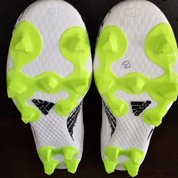 Adidas Men COPA 20.4 FG Soccer Cleats Football White Neon Green G28526 Size 11