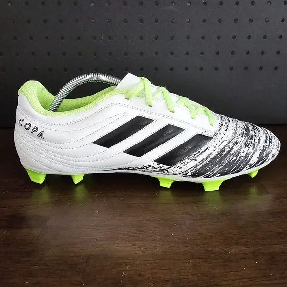 Adidas Men COPA 20.4 FG Soccer Cleats Football White Neon Green G28526 Size 11
