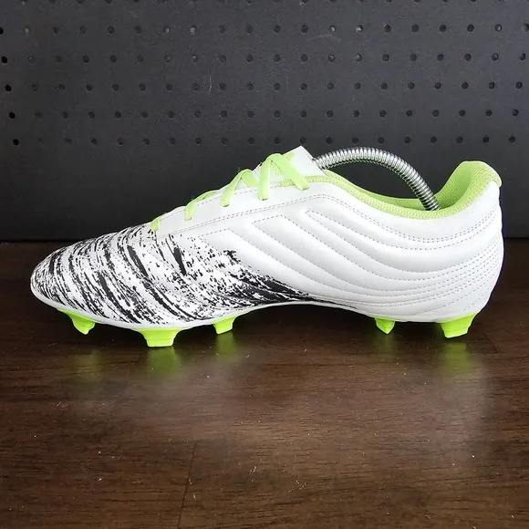 Adidas Men COPA 20.4 FG Soccer Cleats Football White Neon Green G28526 Size 11
