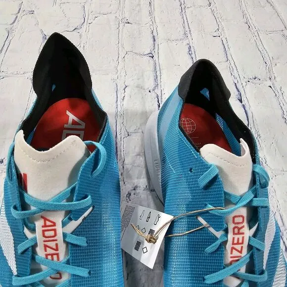 Adidas MENS 13 Adizero Adios 8 Marathon Shoes Lightstrike Pro Blue White HP9721