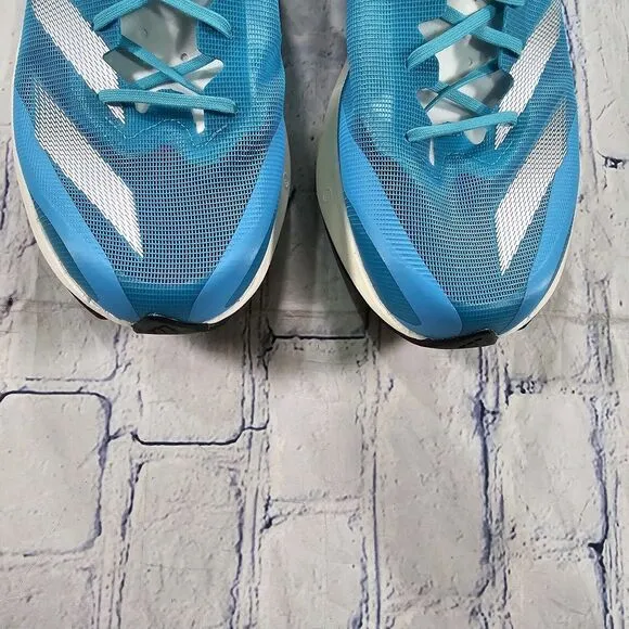 Adidas MENS 13 Adizero Adios 8 Marathon Shoes Lightstrike Pro Blue White HP9721