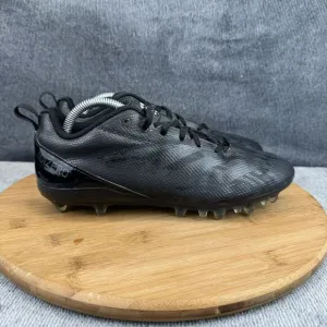 Adidas Mens Adizero Size 6 Cleats Triple Black Football FG Spikes No Insoles