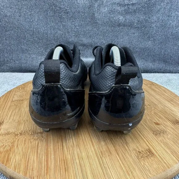 Adidas Mens Adizero Size 6 Cleats Triple Black Football FG Spikes No Insoles