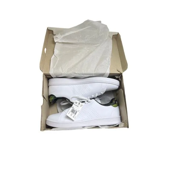 adidas Mens Advantage Base Court Lifestyle Shoes Camo/White Size 12