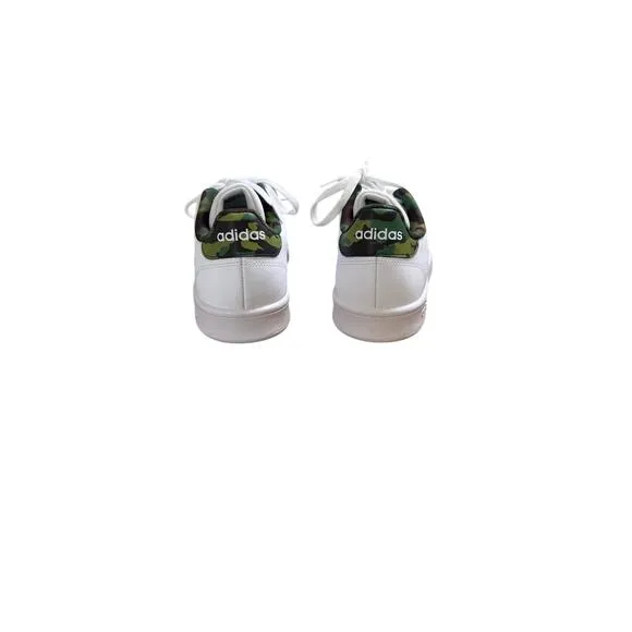 adidas Mens Advantage Base Court Lifestyle Shoes Camo/White Size 12